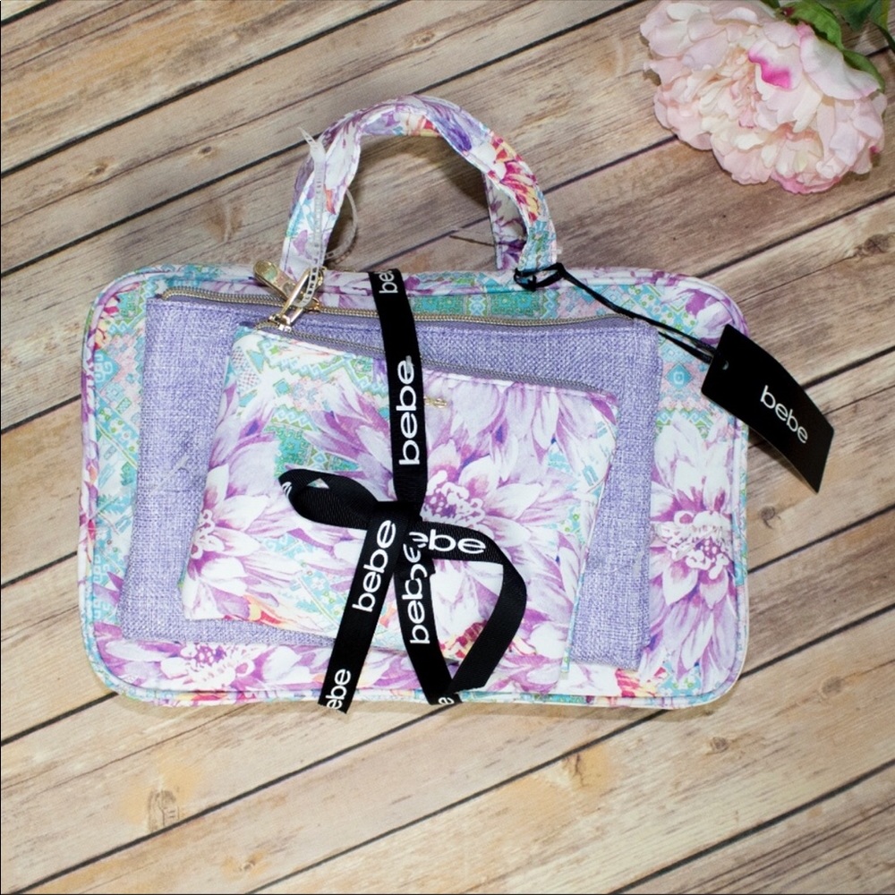 NWT BeBe 3 Piece Cosmetic Case - Picture 2 of 7